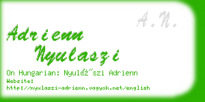 adrienn nyulaszi business card